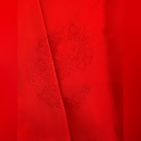 Zadig & Voltaire prune jac paisley red tailored trousers - Picture 4 of 11